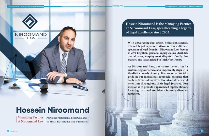 Interview with Hossein Niroomand divorce lawyer in ontario